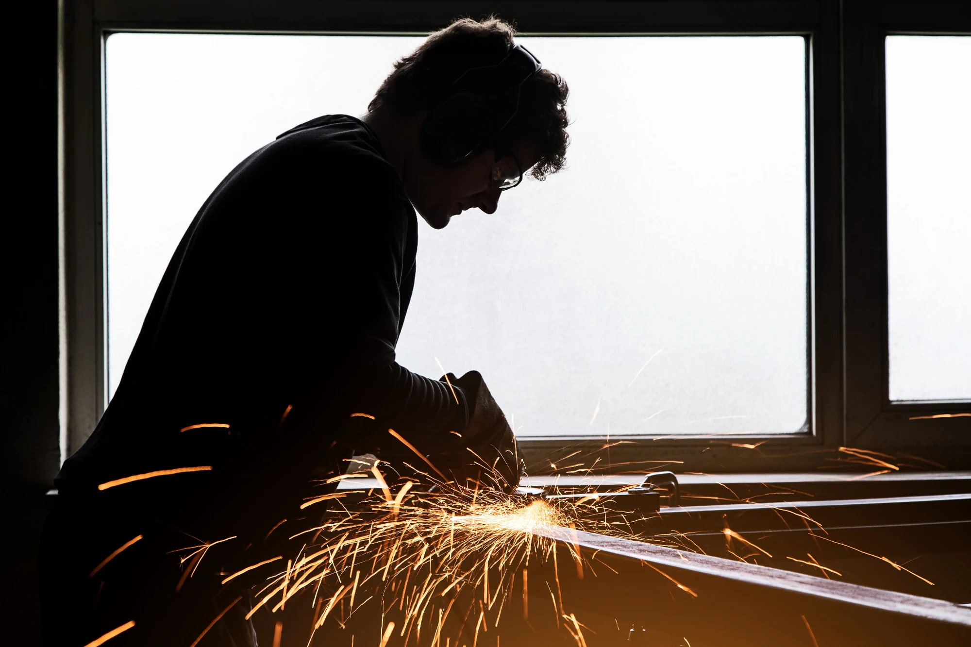 Arbeitsschritt in der Metallfertigung